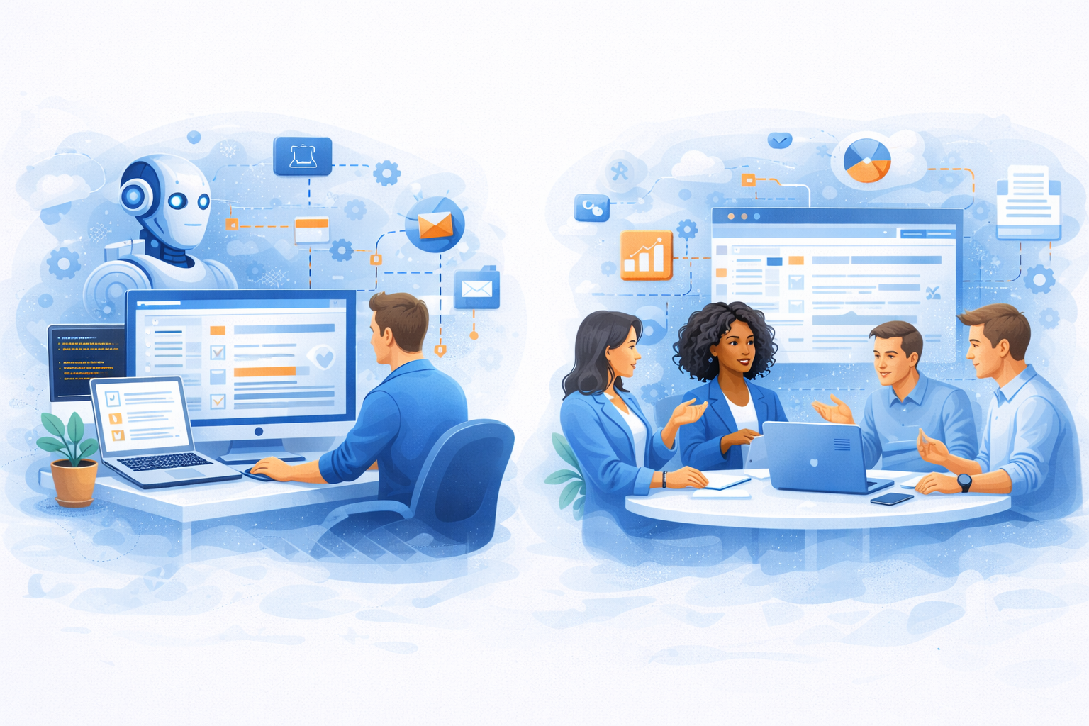 Voorbeeldfoto netwerk van vakmensen