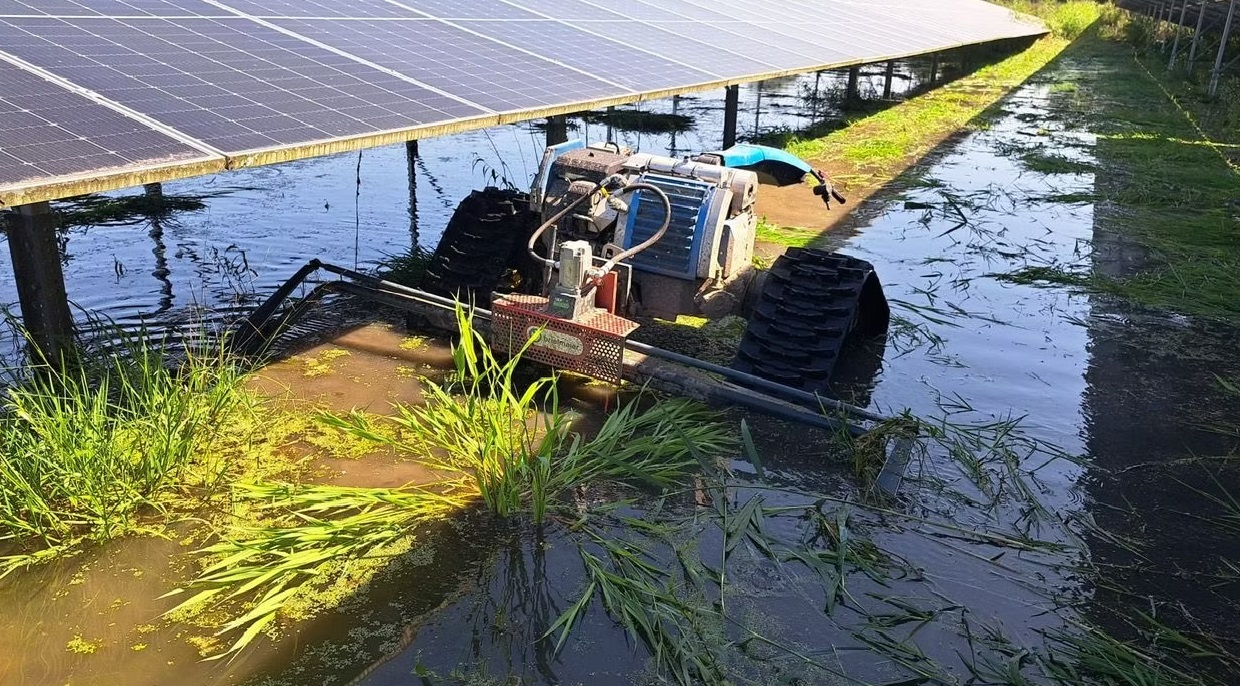 Voorbeeldfoto zonnepark onderhoud